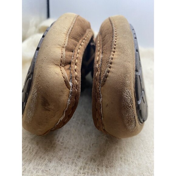UGG Slippers  Men’s Size 11  5102 Moc Slip On Tan Rubber Soles main image 11